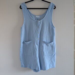 Light Blue Sleeveless Jumpsuit